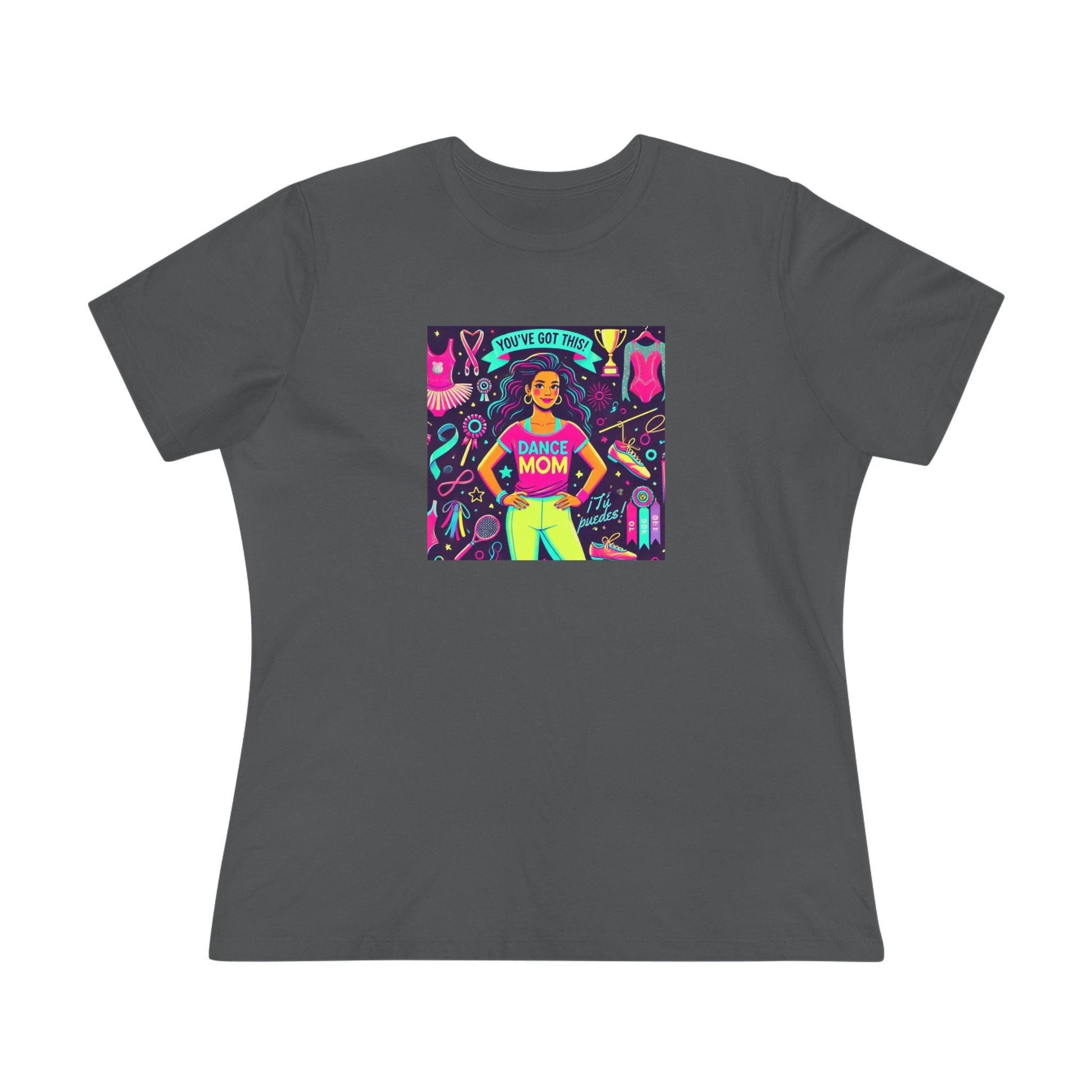 Dance Mom Magic (Latina Mom) - A Colorful Celebration 💃🌈 - Women's Softstyle Tee - Whippie's