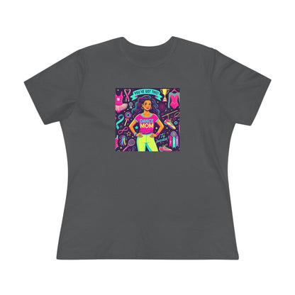 Dance Mom Magic (Latina Mom) - A Colorful Celebration 💃🌈 - Women's Softstyle Tee - Whippie's
