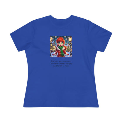 Caroler - Christmas Cheer - RHB Girl - Women's Tee - Whippie's