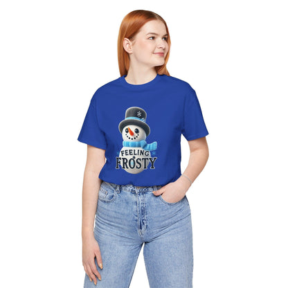 ☃️ Feeling Frosty? ❄️ Unisex Jersey Tee ✨ Embrace the winter chill! - Whippie's