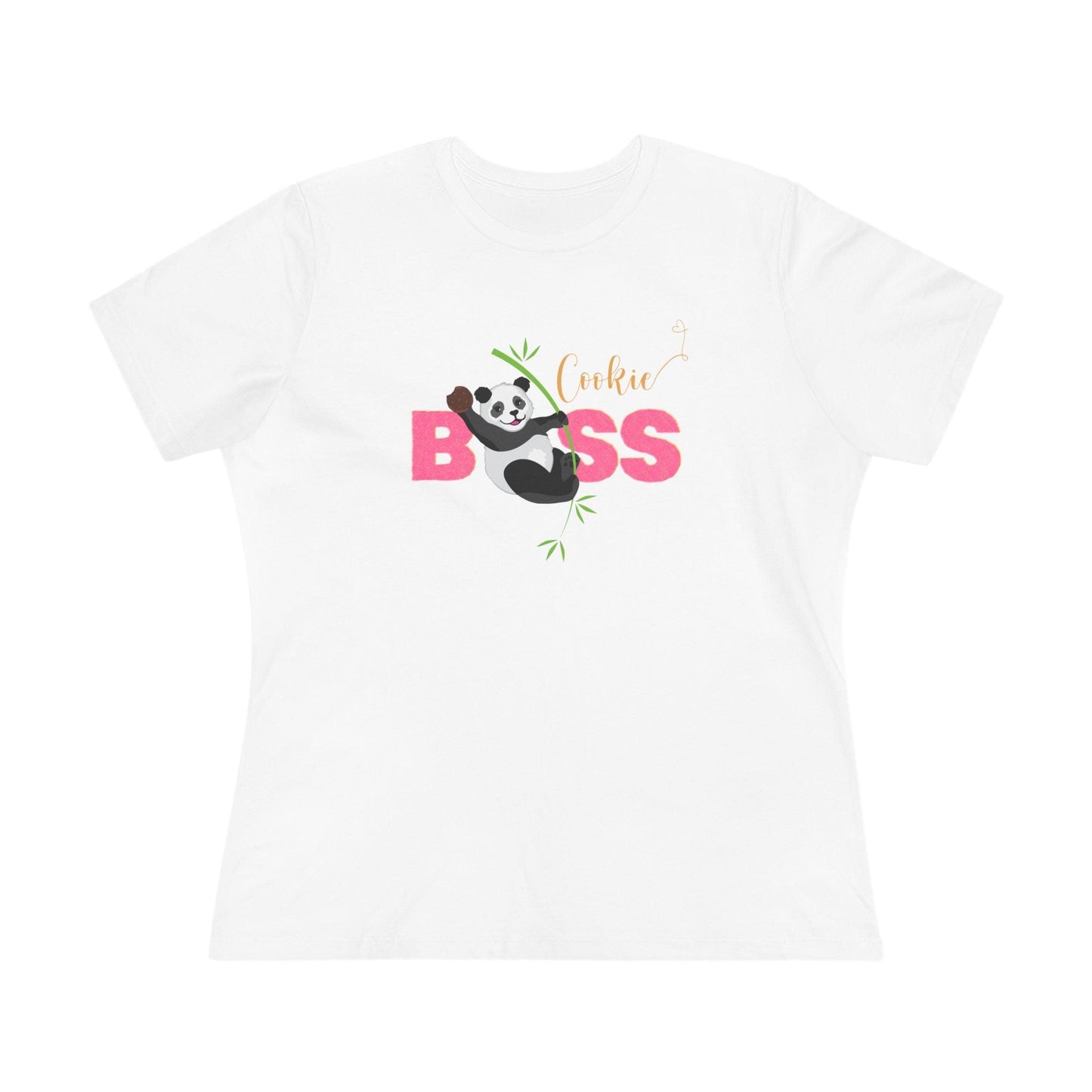 Cookie Boss Women's Tee - Panda-monium at the Cookie Booth! 🍪👑🐼 - Whippie's
