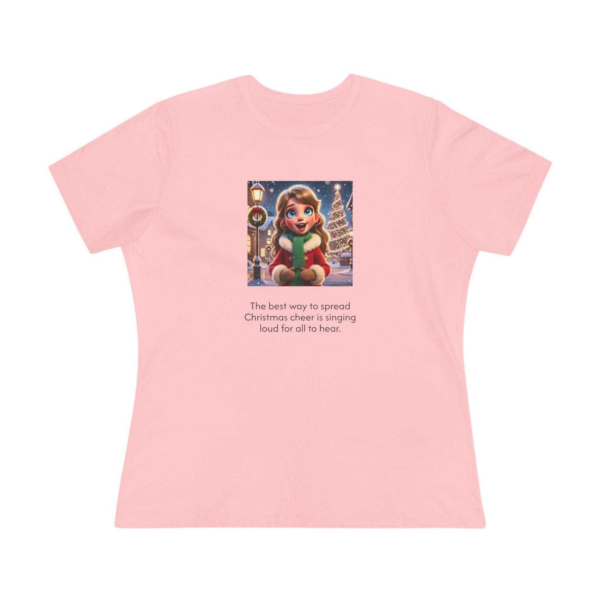 Caroler - Christmas Cheer - DBH Girl - Women's Softstyle Tee - Whippie's