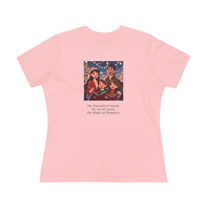 The Warmth of Family, the Joy of Carols, the Magic of Memories - Women's Tee - Whippie's