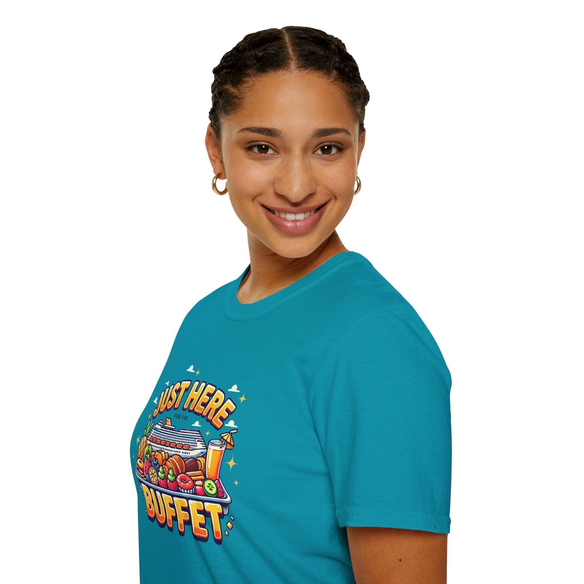 Just Here for the Buffet 🛳️🍽️ - Unisex Tee - Whippie's