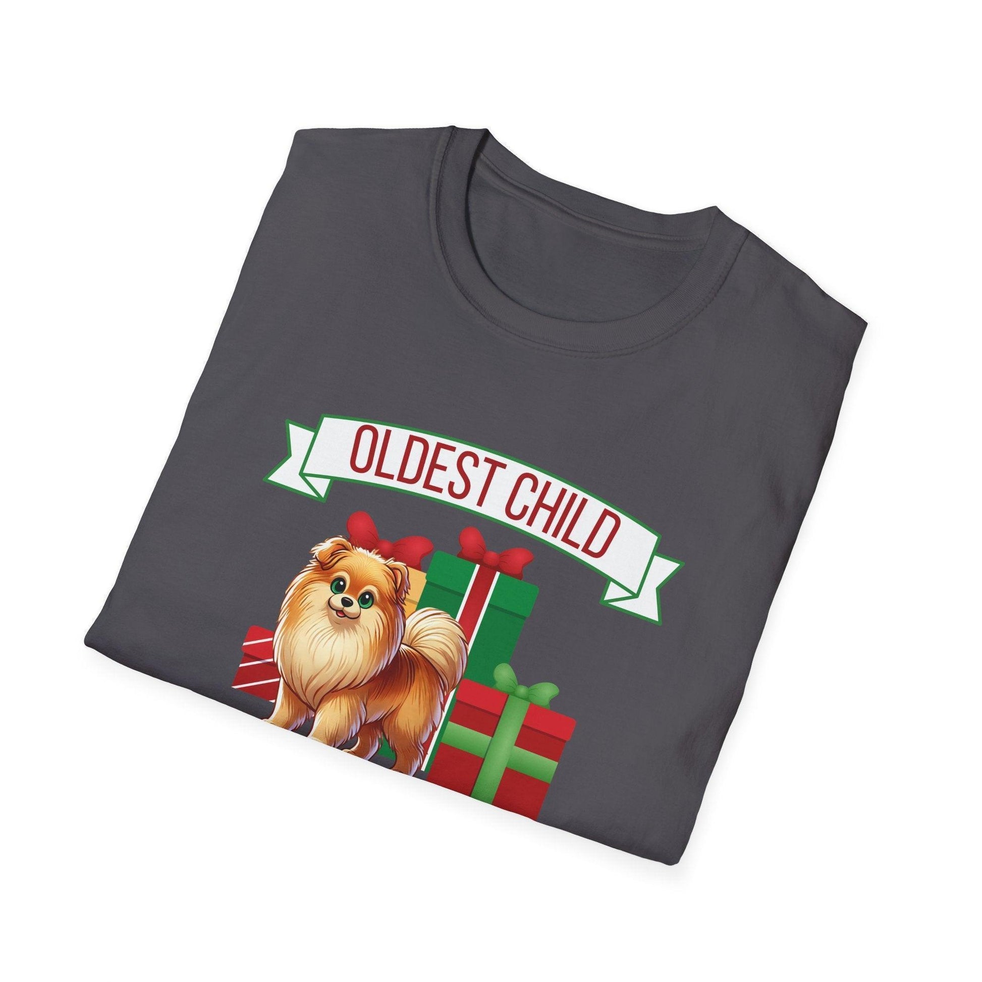 Oldest Child, The Favorite 🎁🐶 Pomeranian - Unisex Tee! 🎁👑 - Whippie's
