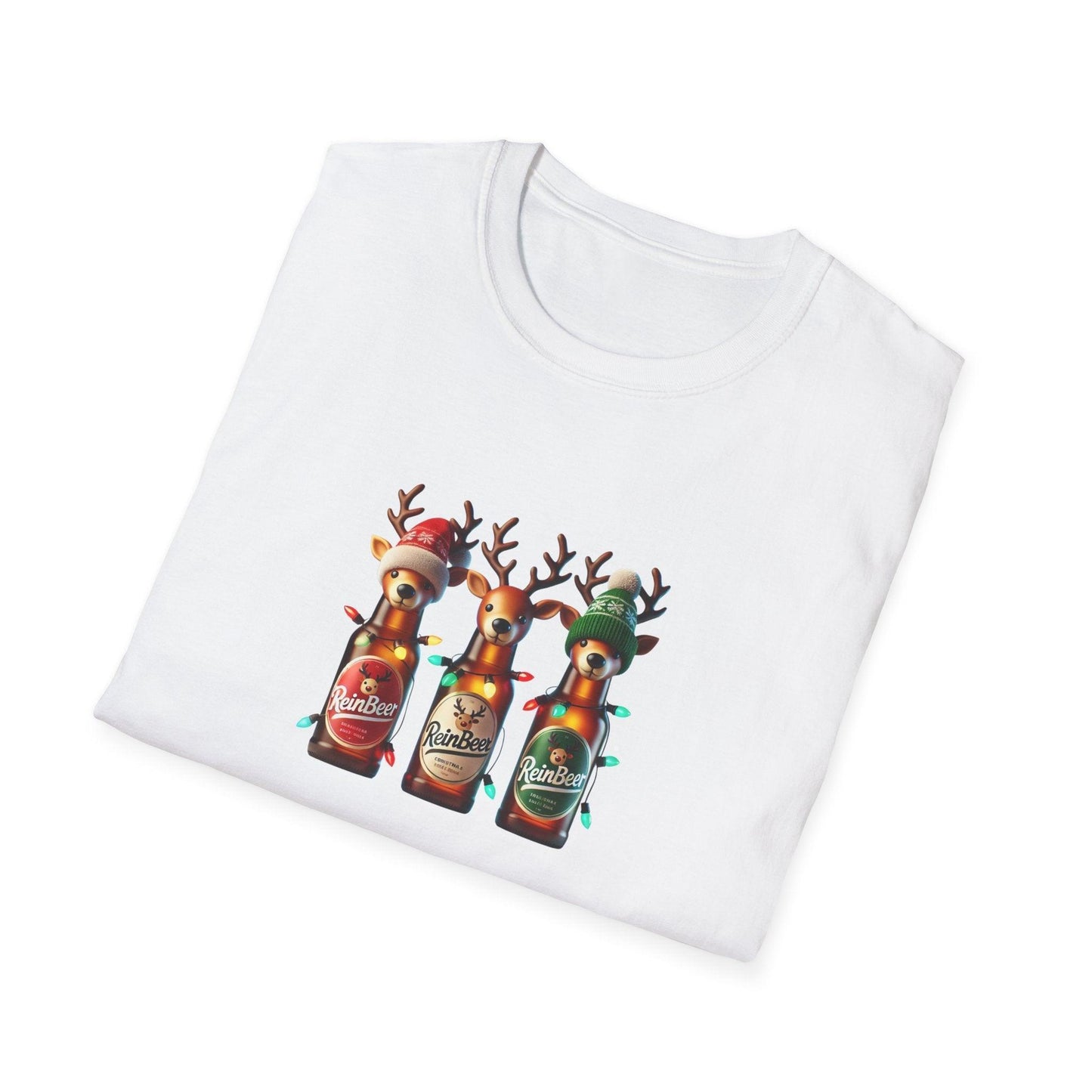 Reinbeer: The 🍻 Official Beverage of the Reindeer Games 🦌 - Unisex Softstyle T-shirt - Whippie's