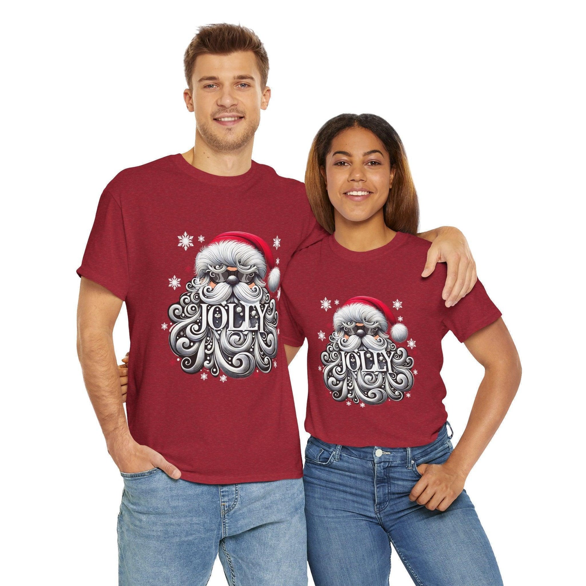 Jolly Santa 😎🎅 - Unisex Heavy Cotton Tee - Whippie's