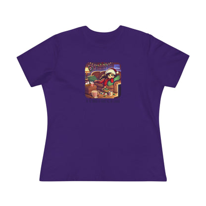 🎅🍿 'Tis the Season to Binge All the Classics! 🎄🎁 - Women's Softstyle Tee - Whippie's