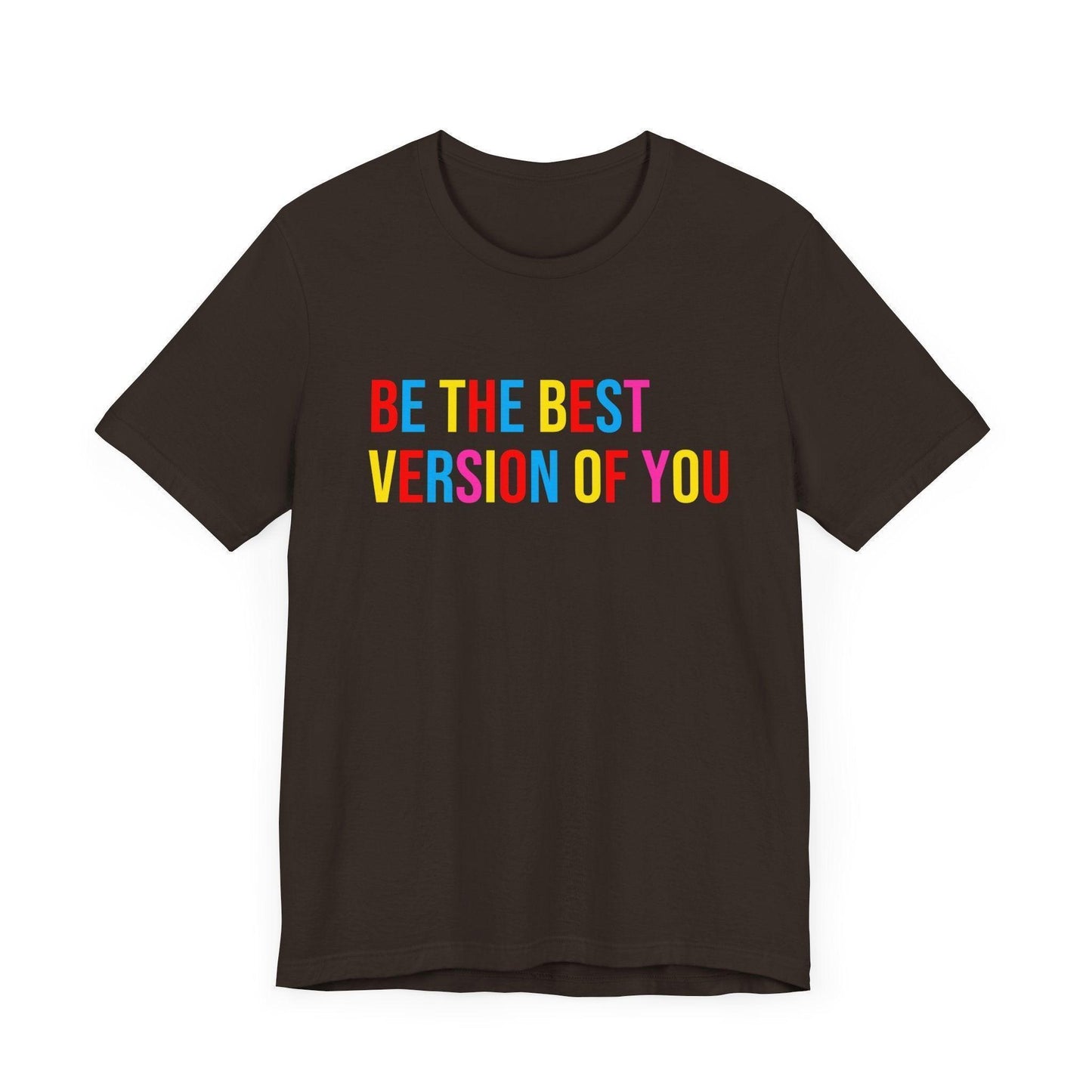 ✨ BE THE BEST VERSION OF YOU ✨ Unisex Jersey Tee 🌈 - Whippie's