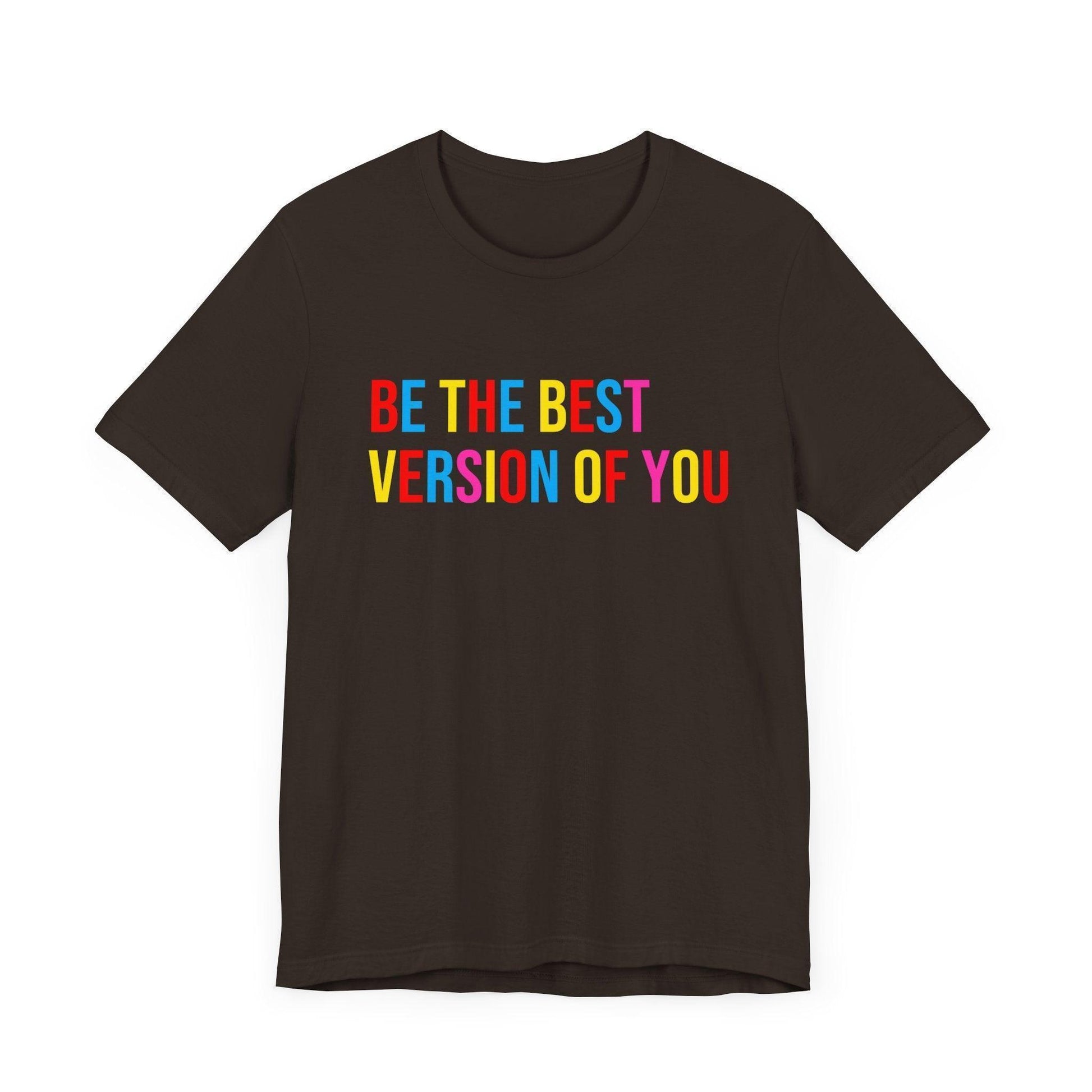 ✨ BE THE BEST VERSION OF YOU ✨ Unisex Jersey Tee 🌈 - Whippie's