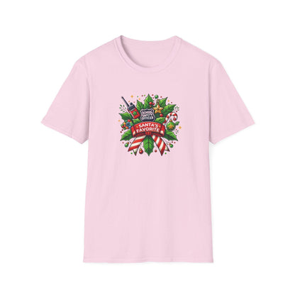 Santa's Favorite School Safety Officer Unisex Tee 🚨🎅 - Whippie's
