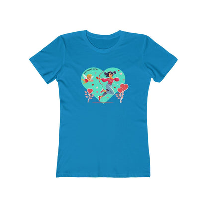 💖 Not Today Cupid! 💘 Women's Boyfriend Tee ✨ Love on your own terms! - Whippie's