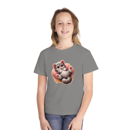 😻 Kitten Cuddle Time 💖 Youth Midweight Tee ✨ Purr-fectly adorable! - Whippie's