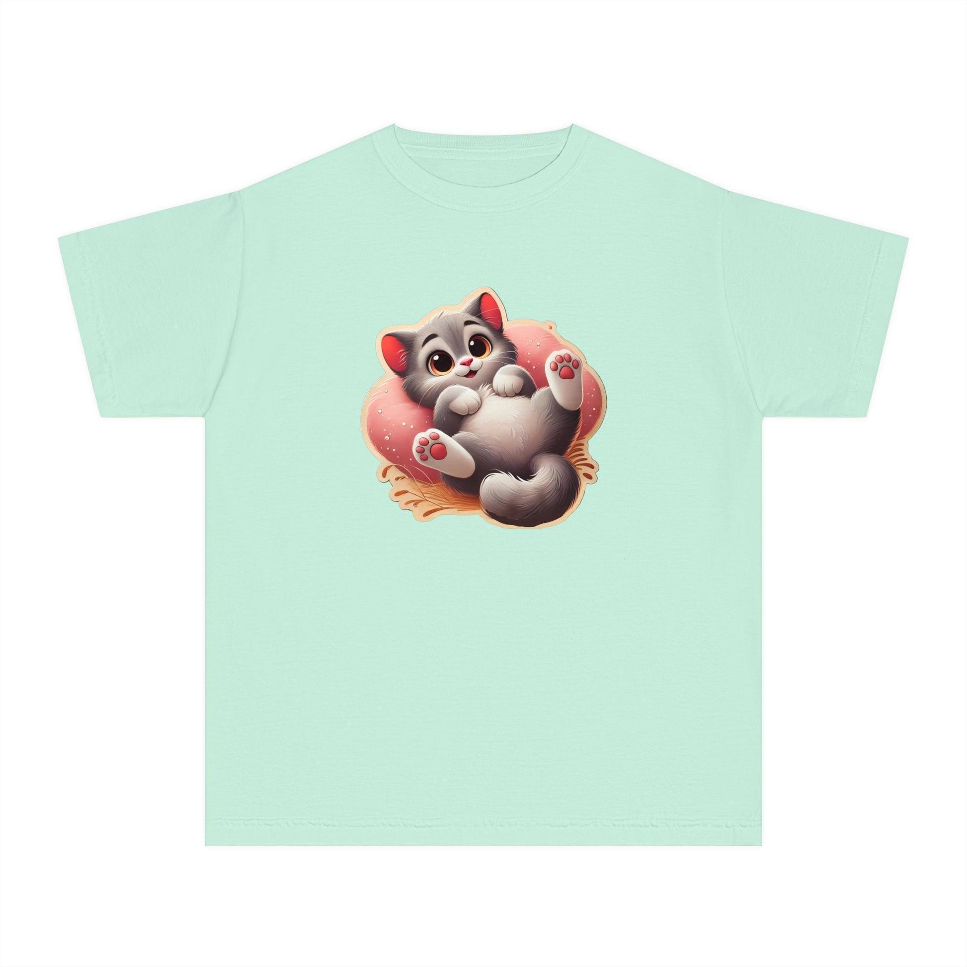 😻 Kitten Cuddle Time 💖 Youth Midweight Tee ✨ Purr-fectly adorable! - Whippie's