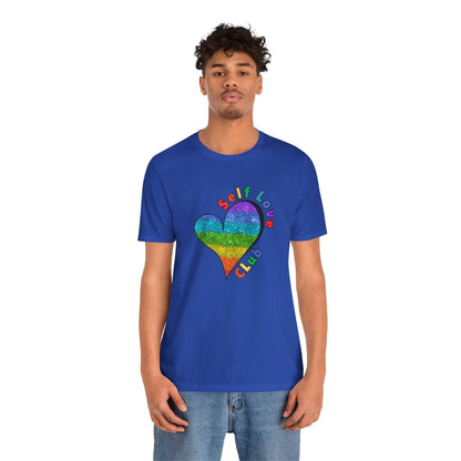 ❤️‍🔥 Self Love Club 🌈 Unisex Tee ✨ Join the club, love yourself! - Whippie's