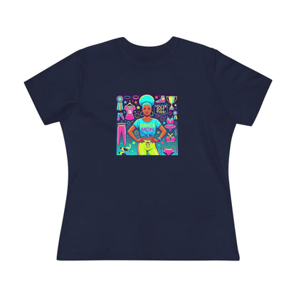 Dance Mom: You've Got This - Blue Hair Mom- You've Got This - Women's Softstyle Tee - Whippie's