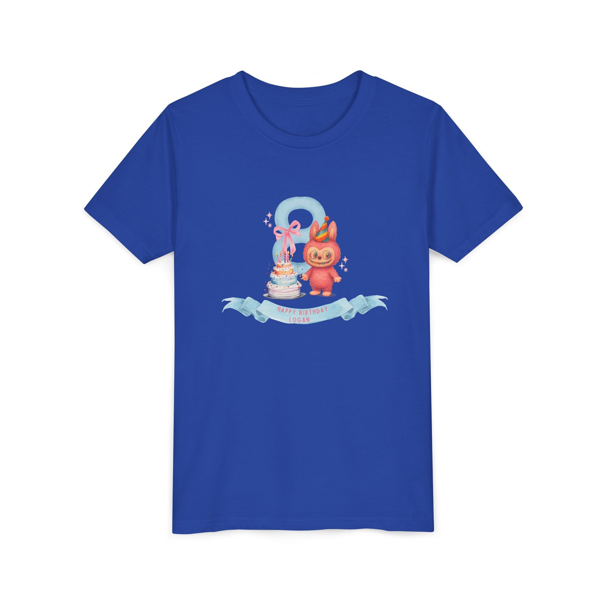 Labubu Birthday Youth Tee - Personalizable - Whippie's