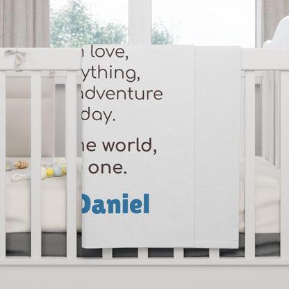 Adventure Awaits Classic Winnie the Pooh 🍯✨ Soft Fleece Baby Blanket - Personalizable - Whippie's