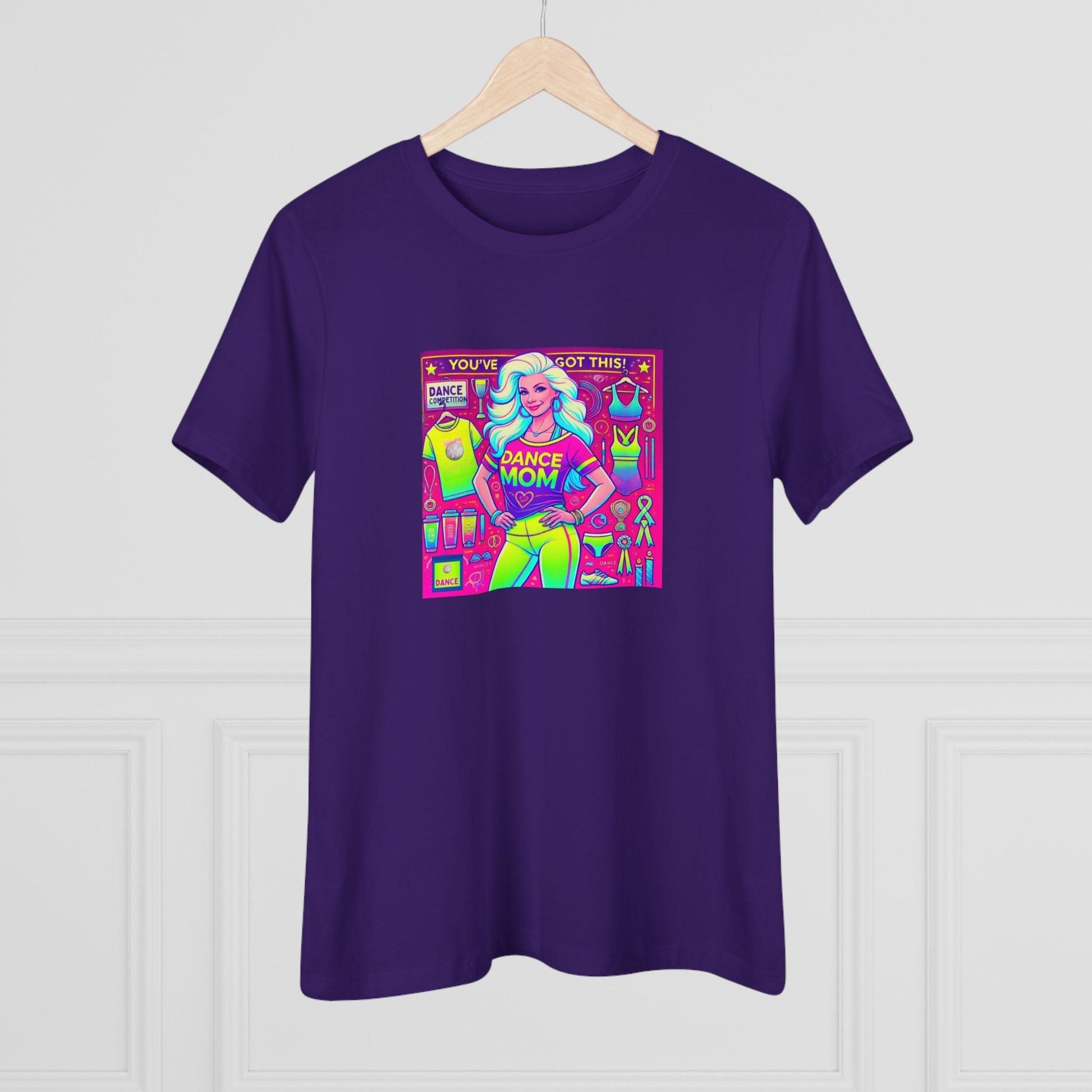Dance Mom Magic (White Hair) - A Colorful Celebration 🌈 - Women's Softstyle Tee - Whippie's