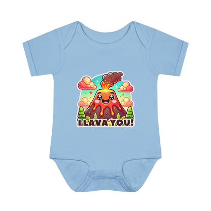 I Lava You - Baby Onesie ❤️🌋 - Whippie's