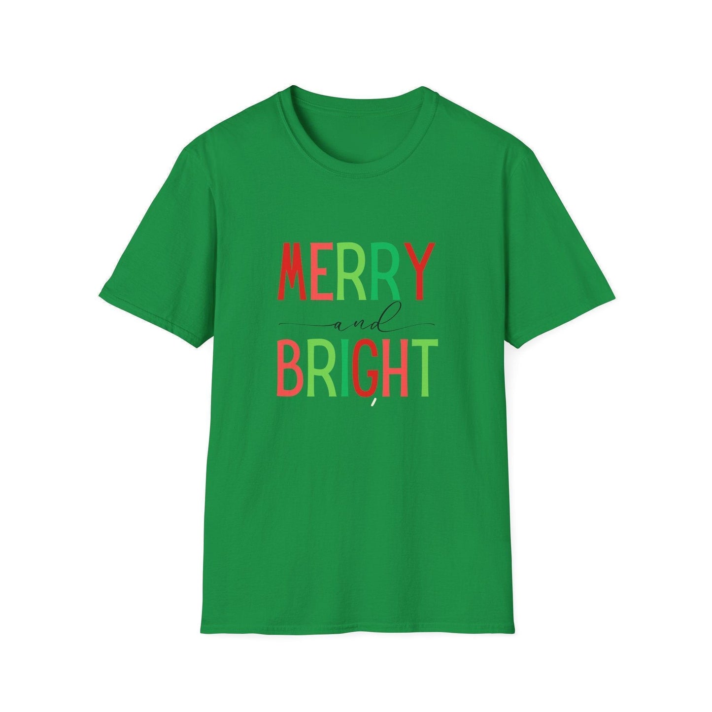 Merry and Bright Unisex Tee 🌈✨ - Whippie's