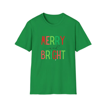 Merry and Bright Unisex Tee 🌈✨ - Whippie's