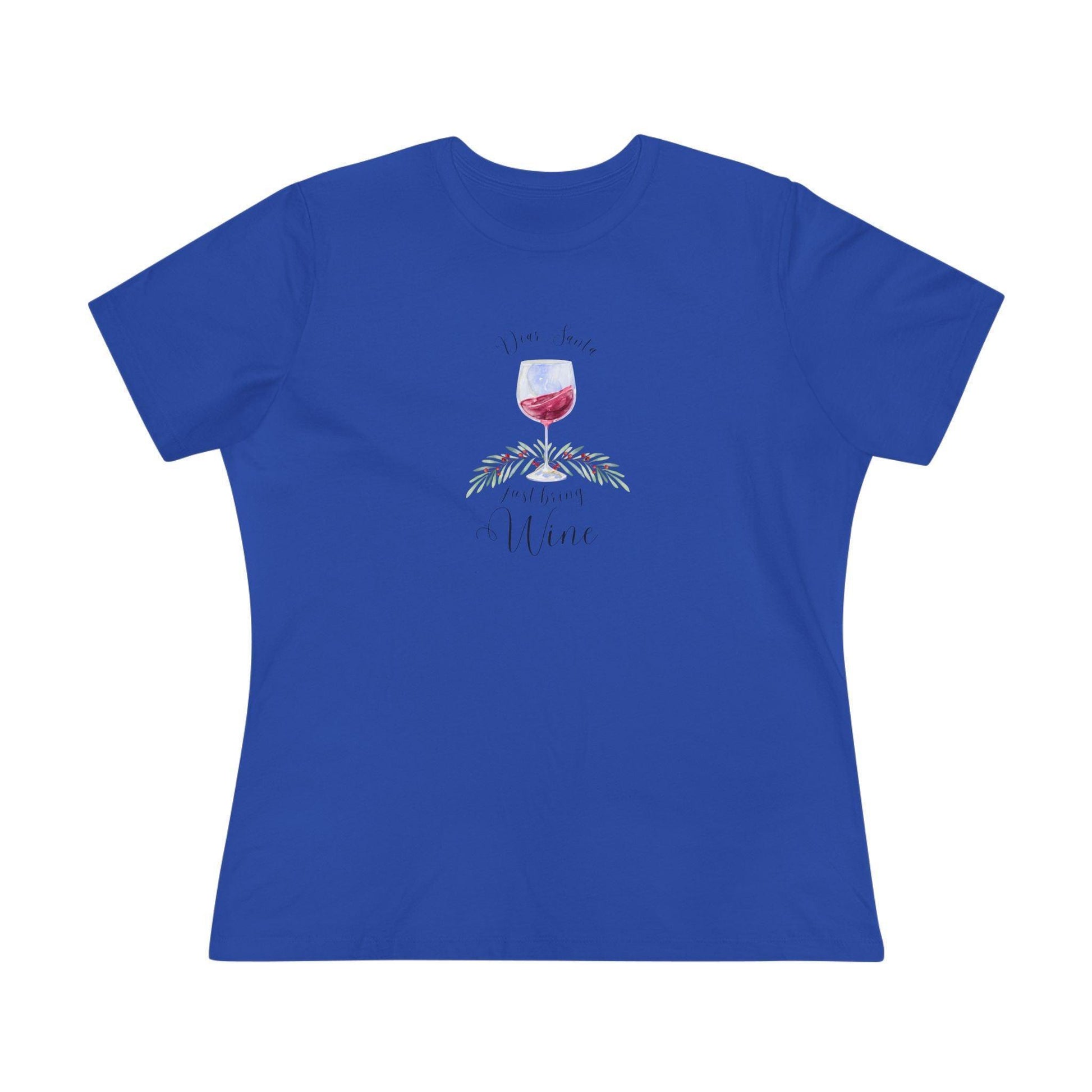 🍷💌 Dear Santa, Just Bring Wine 🎅🎄 - Women's Softstyle Tee - Whippie's