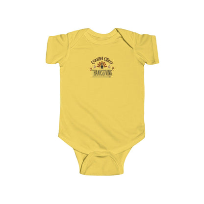 Thanksgiving Cousin Crew - Infant Fine Jersey Bodysuit - Whippie's