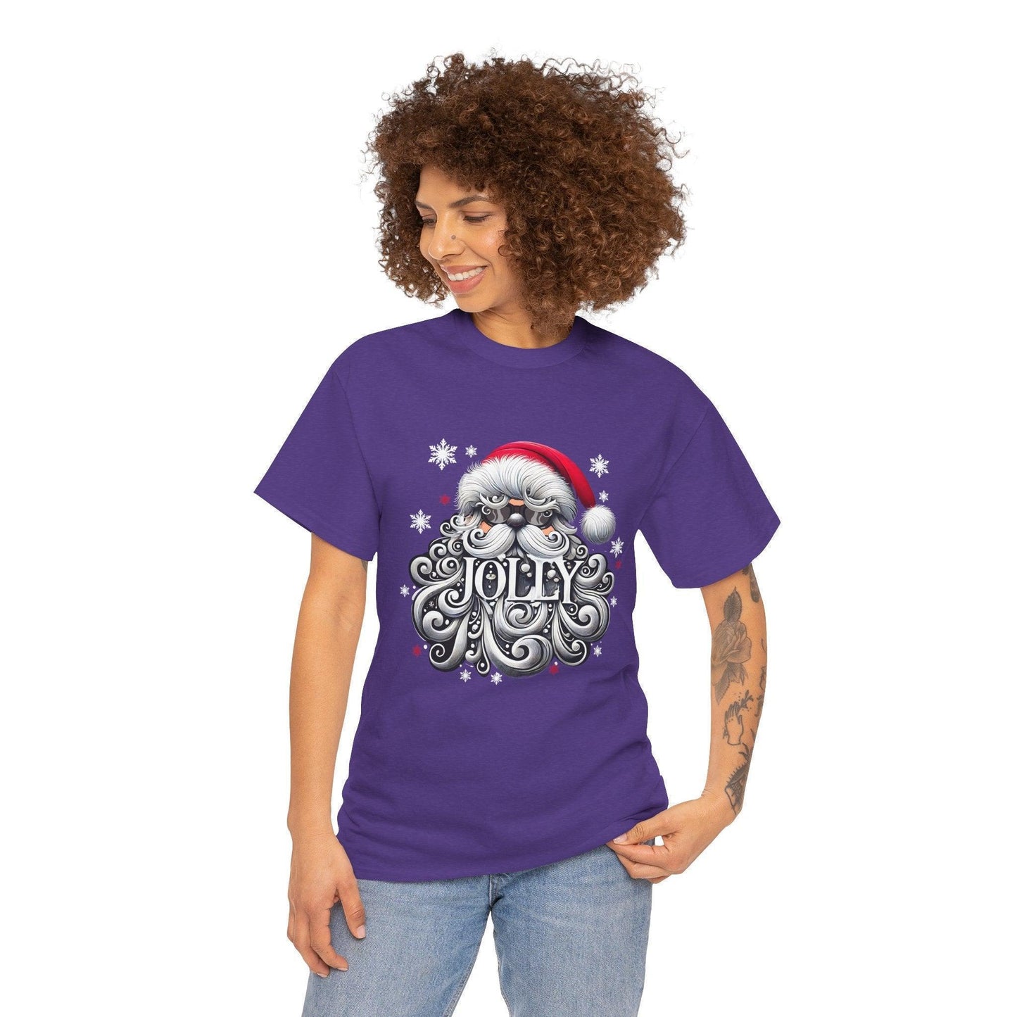 Jolly Santa 😎🎅 - Unisex Heavy Cotton Tee - Whippie's
