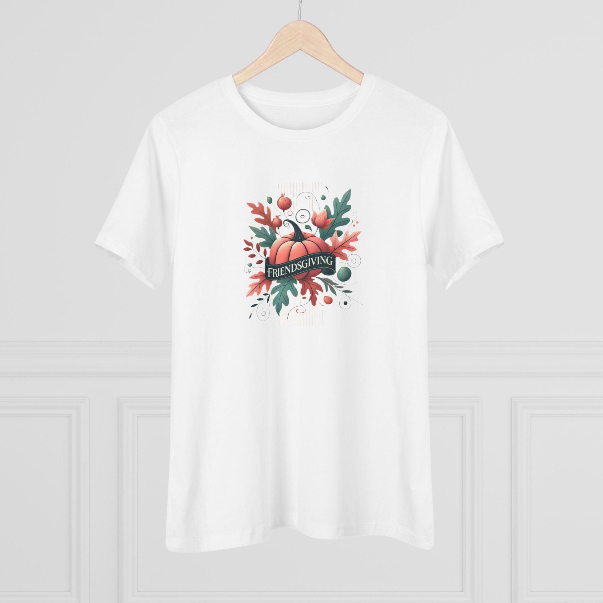 Friendsgiving Whimsical Pumpkin - Women's Softstyle Tee - Whippie's