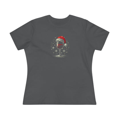 Wine & Christmas Cheer- Women's Softstyle Tee - Whippie's