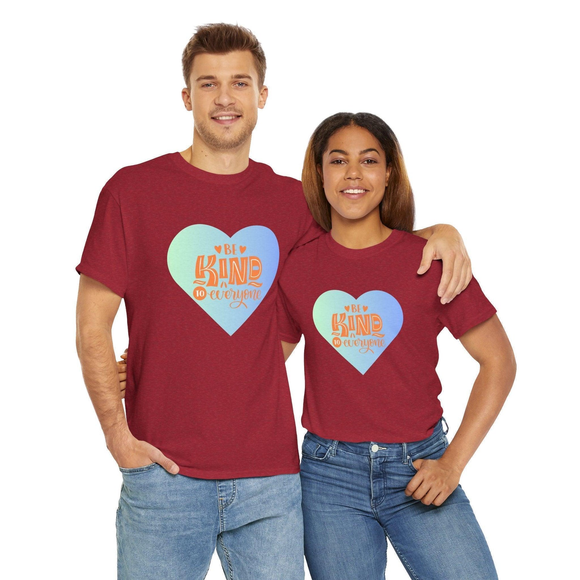 Be Kind to Everyone Unisex Heavy Cotton Tee 💙 - Whippie's