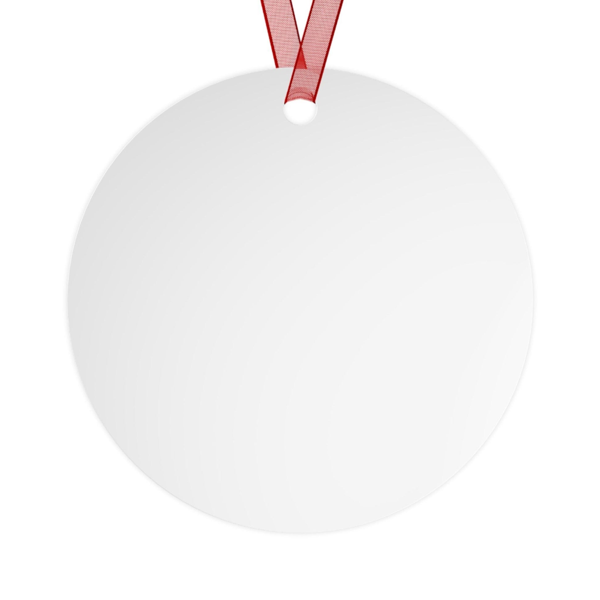 Floral Letters: Letter D - Metal Christmas Ornament - Whippie's