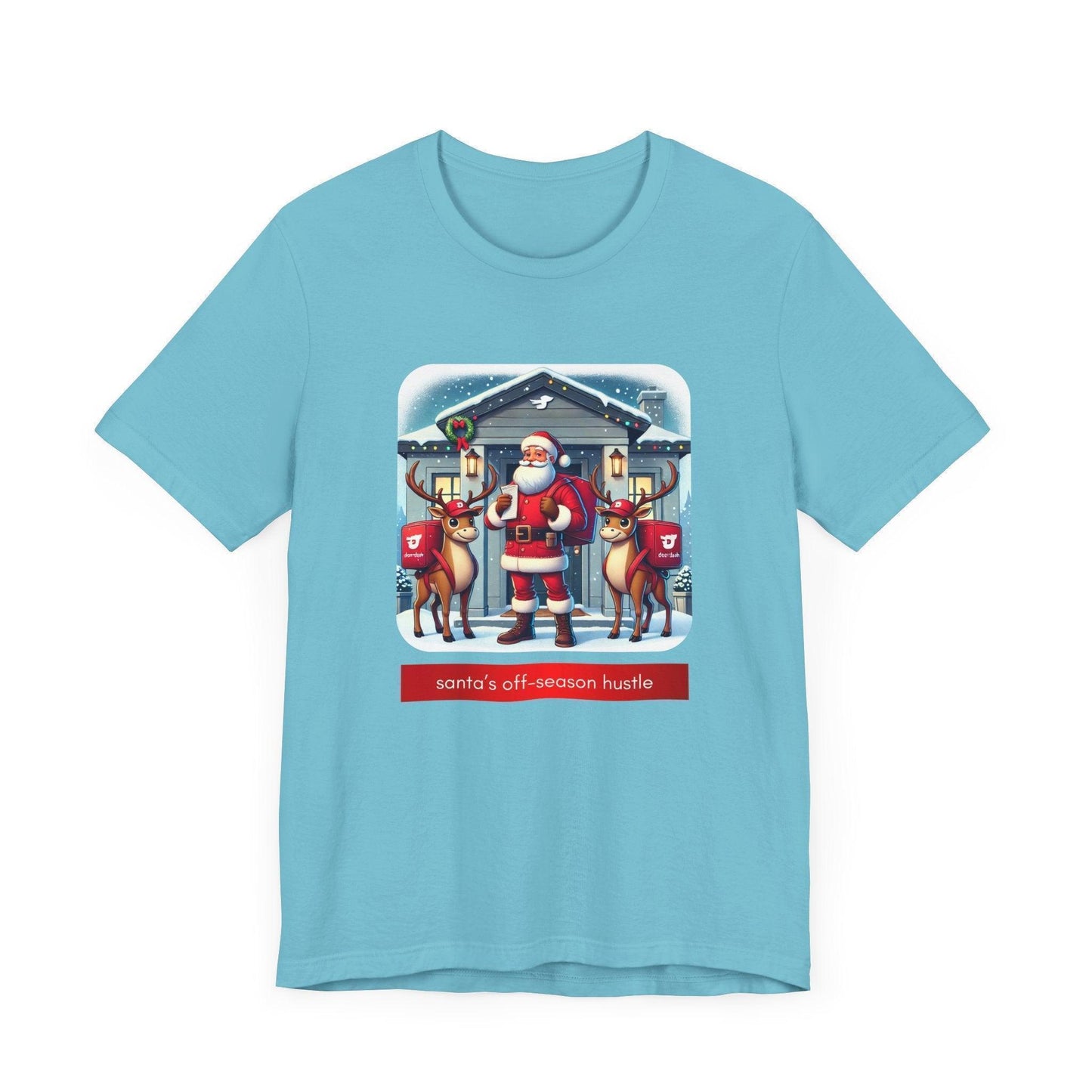 🎅 Santa's Off-Season Hustle 🍕 Unisex Tee ✨ Who knew Santa delivered more than presents? - Whippie's