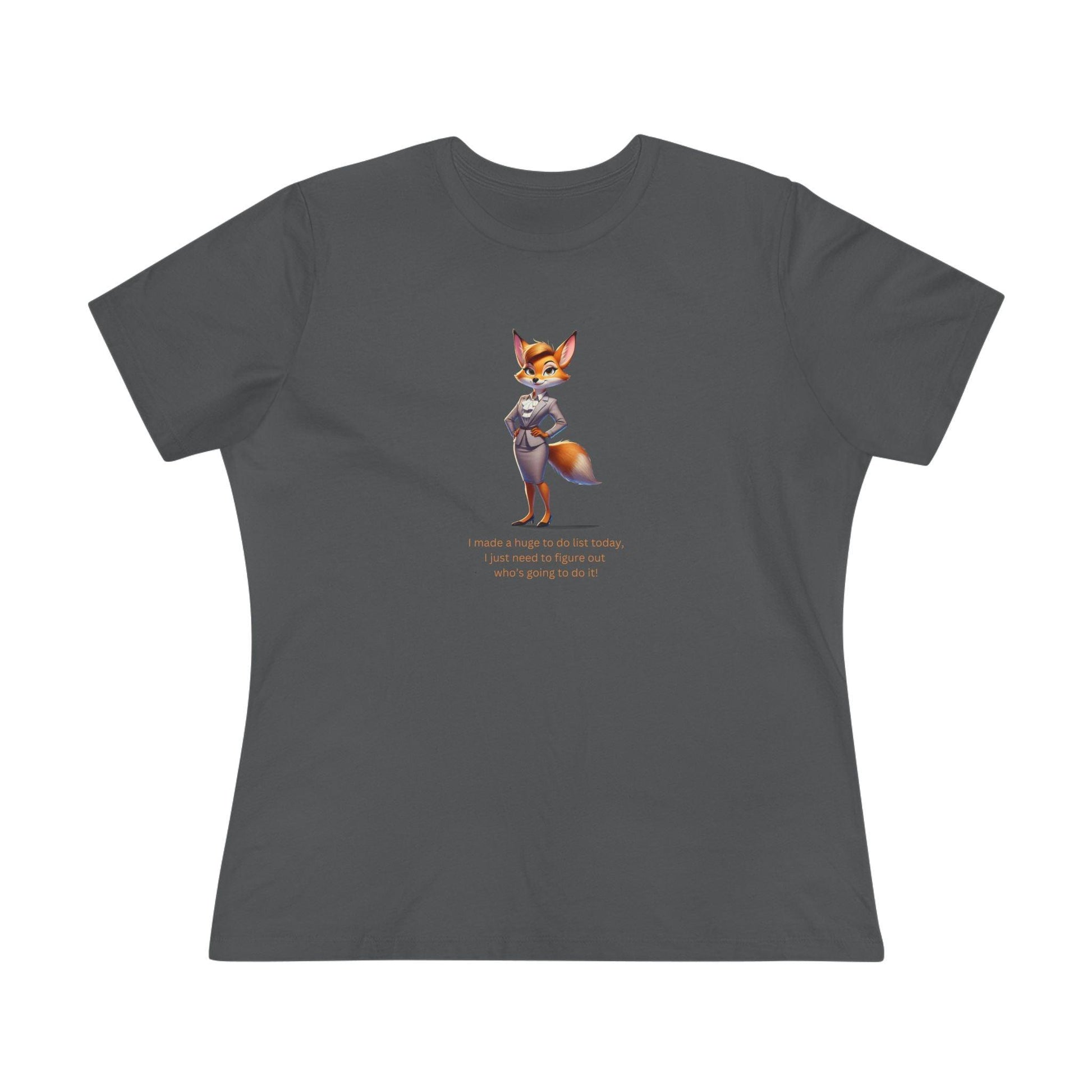 "To-Do List" Women's Tee - Who's Doing This?! 🦊📝 - Women's Tee - Whippie's