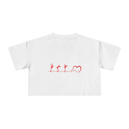 Dance is Life Women's Crop Top - Feel the Beat! ❤️ - Whippie's