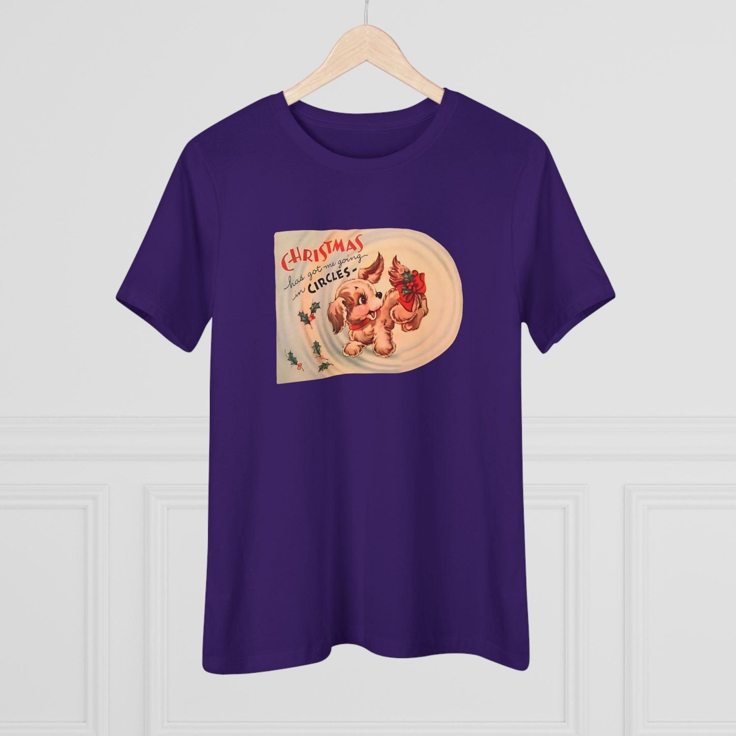 Christmas Has Me Going in Circles - Women's Softstyle Tee - Whippie's