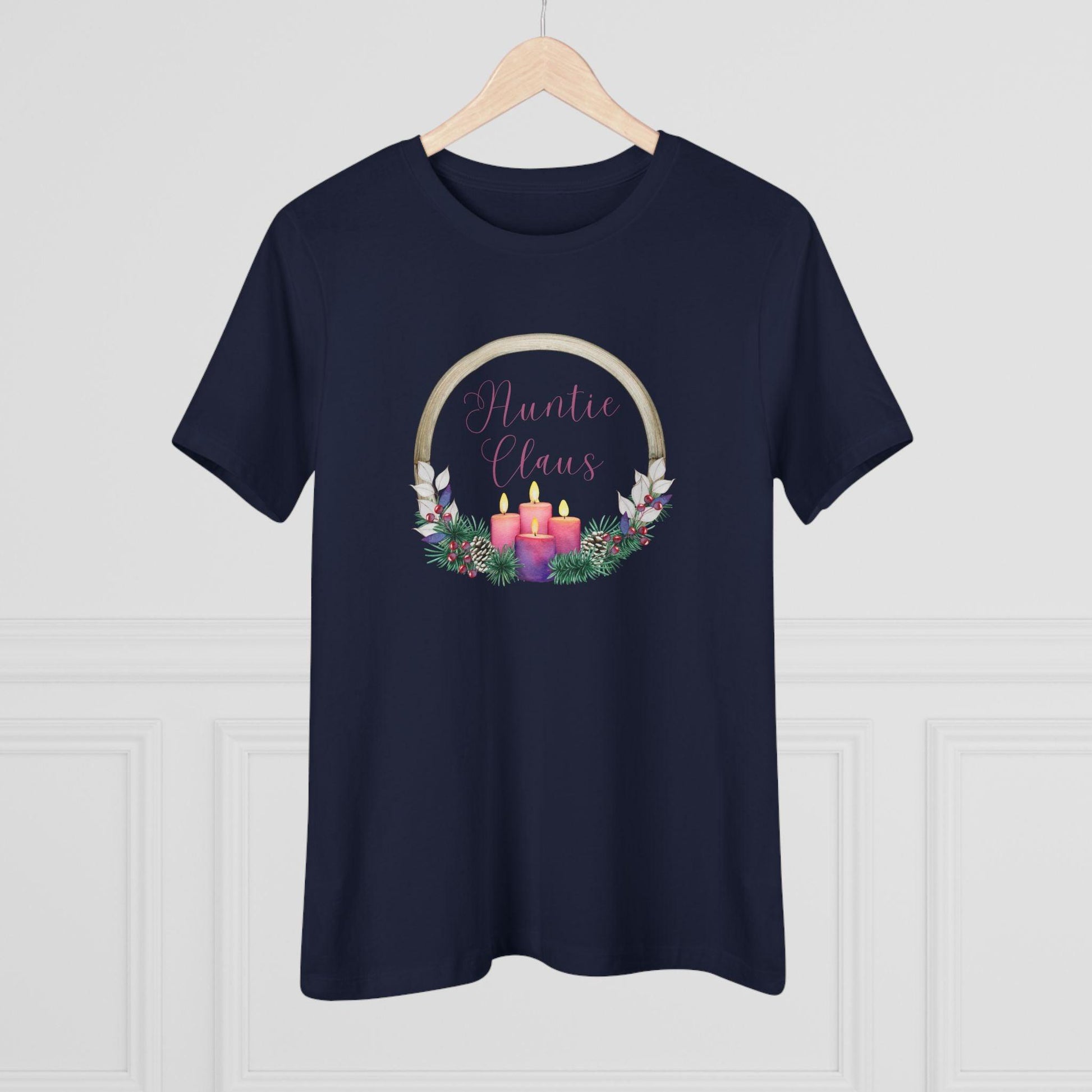 Auntie Claus - Christmas Cheer! 🤶🎄 Women's Softstyle Tee - Whippie's