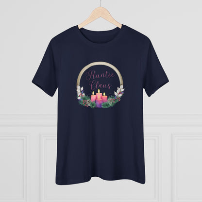 Auntie Claus - Christmas Cheer! 🤶🎄 Women's Softstyle Tee - Whippie's