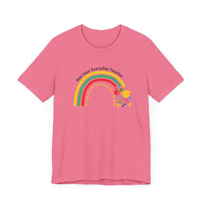🌈 Not Your Everyday Teacher ❤️ Unisex Jersey Tee ✨ - Whippie's