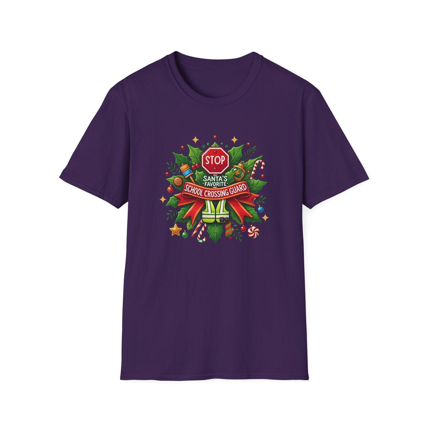 Santa's Favorite Crossing Guard Unisex Tee 🛑🎅 - Whippie's