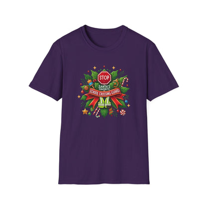 Santa's Favorite Crossing Guard Unisex Tee 🛑🎅 - Whippie's
