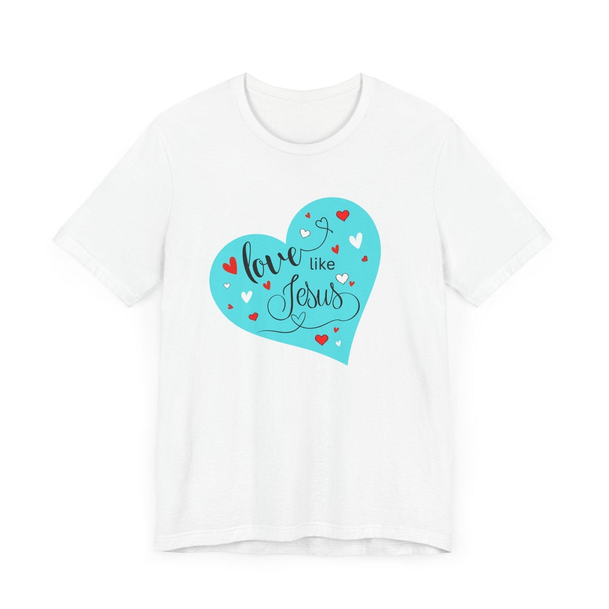 💙 Love Like Jesus ❤️ Unisex Jersey Tee ✨ Spread love and kindness. - Whippie's