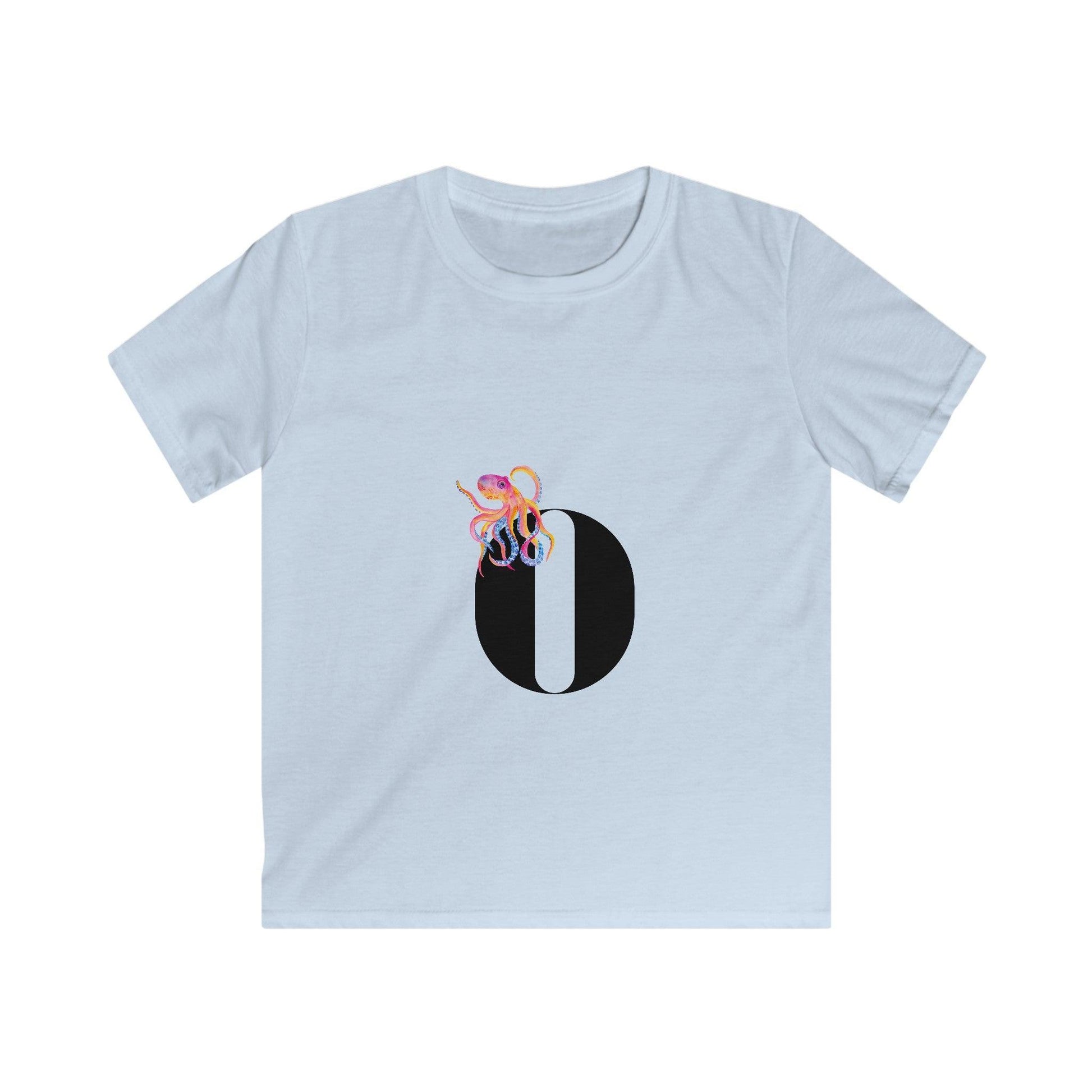 Alphabet Adventures: Letter O - Octopus Youth T-Shirt - Whippie's