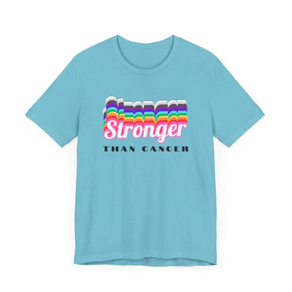 💪 Stronger Than Cancer 🎗️ Unisex Jersey Tee ✨ Show your support, wear your strength. - Whippie's