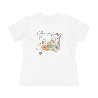 Coffee, Nurse, Repeat: Halloween Edition - Tired Nurse Tee