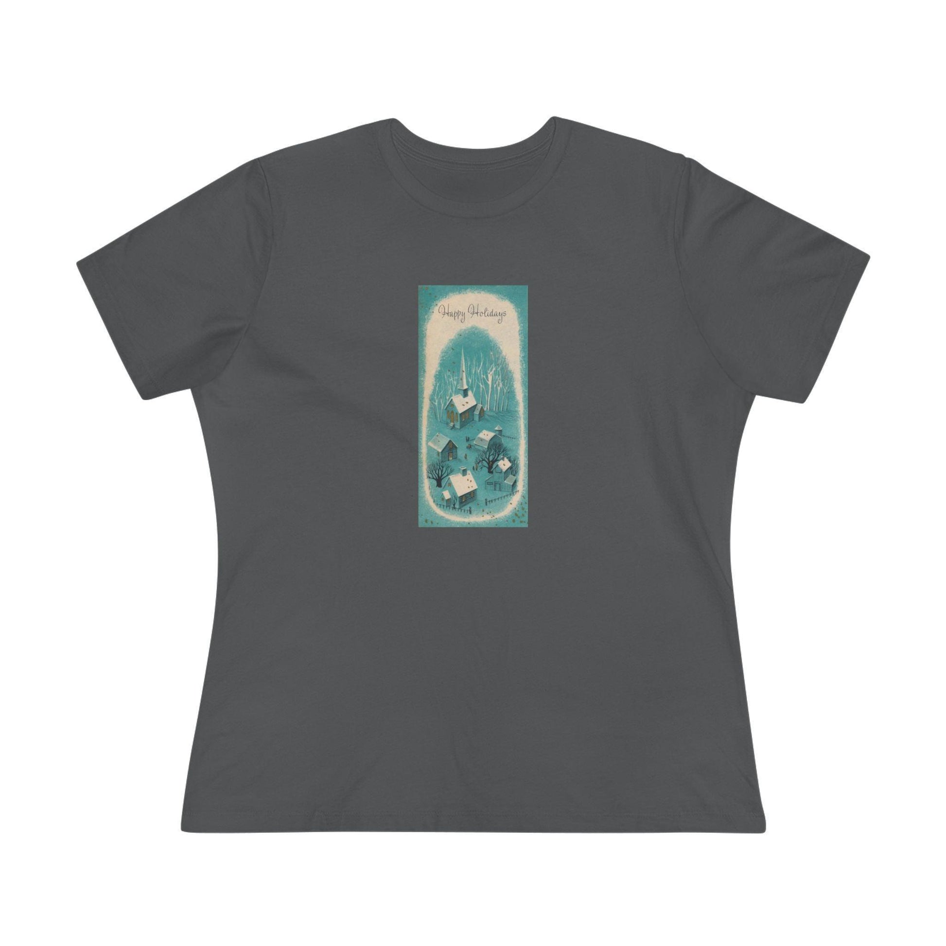 Happy Holidays - Vintage Village - Women's Tee - Whippie's