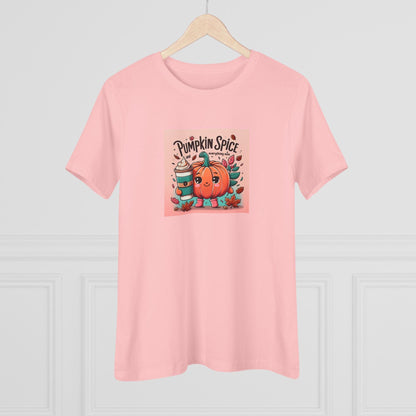 Cute Pumpkin: Pumpkin Spice and Everything Nice - Women's Softstyle Tee - Whippie's