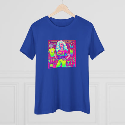 Dance Mom Magic (White Hair) - A Colorful Celebration 🌈 - Women's Softstyle Tee - Whippie's