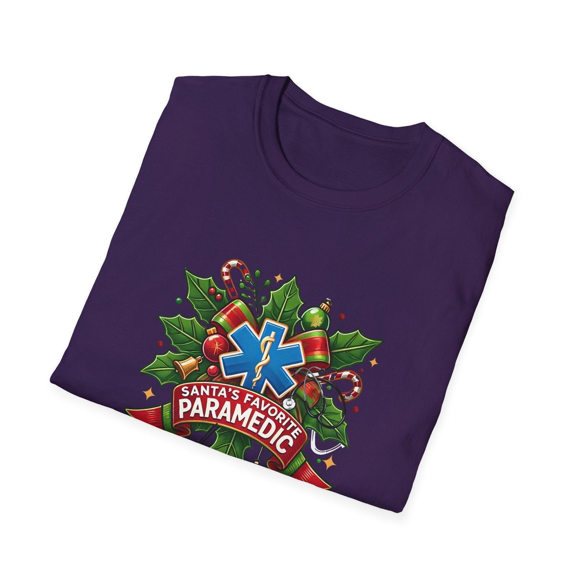 Santa's Favorite Paramedic Unisex Tee 🚑🎅 - Whippie's